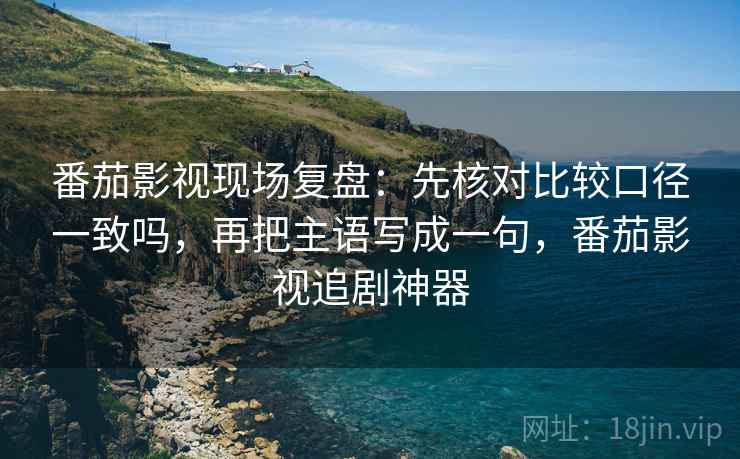 番茄影视现场复盘：先核对比较口径一致吗，再把主语写成一句，番茄影视追剧神器